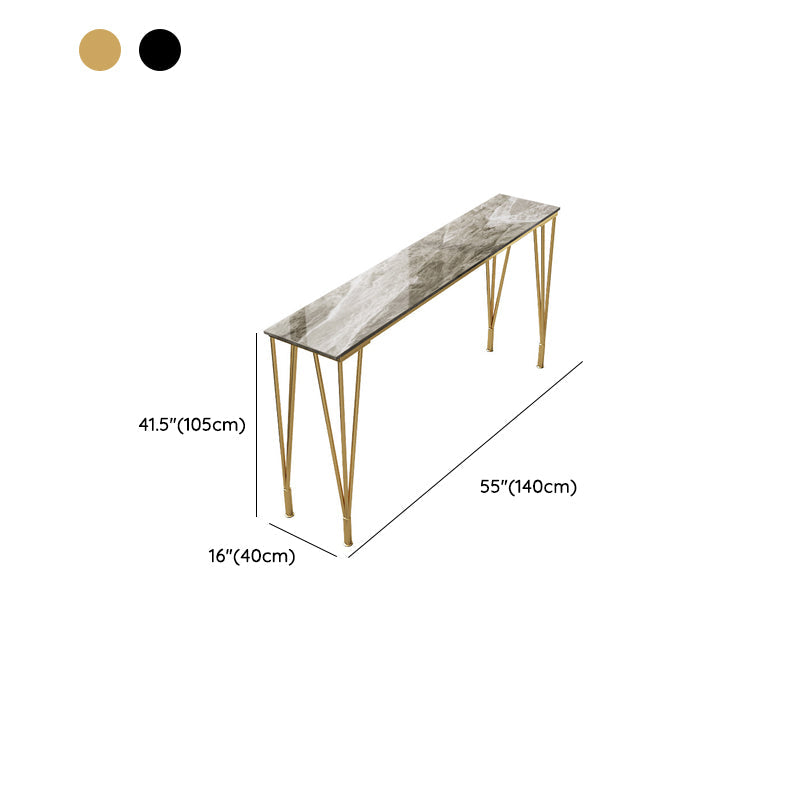 Modern Bar-Height Table Stone Top Bistro Table for Patio Use Clearhalo 'Bar Furniture' 'Bar Tables' 'bar_tables' 'furn' 'furn_bar_tables' 'Furniture' 'Kitchen & Dining Furniture' 6560572