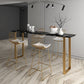 Faux Marble Table Modern Style Bistro Bar Table for Living Room Clearhalo 'Bar Furniture' 'Bar Tables' 'bar_tables' 'furn' 'furn_bar_tables' 'Furniture' 'Kitchen & Dining Furniture' 6560582