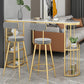 Stone Bar Table Specialty Contemporary Style Pub Table for Cafe and Breakroom