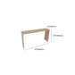 Contemporary Style Solid Wood Bar Stool Table Rectangle Bar Table in Natural