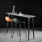 Industrial Style Bar Table Stone Rectangle Pub Table in Gray Clearhalo 'Bar Furniture' 'Bar Tables' 'bar_tables' 'furn' 'furn_bar_tables' 'Furniture' 'Kitchen & Dining Furniture' 6560760