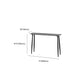 Industrial Style Bar Table Stone Rectangle Pub Table in Gray Clearhalo 'Bar Furniture' 'Bar Tables' 'bar_tables' 'furn' 'furn_bar_tables' 'Furniture' 'Kitchen & Dining Furniture' 6560764