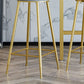 Glam Style Rectangle Bar Set 1/4/7 Pieces Faux Marble Pub Dining Set for Indoor Clearhalo 'Bar Furniture' 'furn' 'furn_home_bar_bar_sets' 'Furniture' 'Home Bars & Bar Sets' 'home_bar_bar_sets' 'Kitchen & Dining Furniture' 6561176