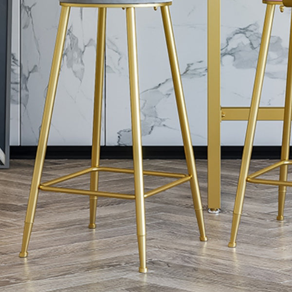 Glam Style Rectangle Bar Set 1/4/7 Pieces Faux Marble Pub Dining Set for Indoor Clearhalo 'Bar Furniture' 'furn' 'furn_home_bar_bar_sets' 'Furniture' 'Home Bars & Bar Sets' 'home_bar_bar_sets' 'Kitchen & Dining Furniture' 6561176