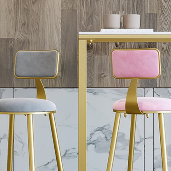 Glam Style Rectangle Bar Set 1/4/7 Pieces Faux Marble Pub Dining Set for Indoor Clearhalo 'Bar Furniture' 'furn' 'furn_home_bar_bar_sets' 'Furniture' 'Home Bars & Bar Sets' 'home_bar_bar_sets' 'Kitchen & Dining Furniture' 6561177