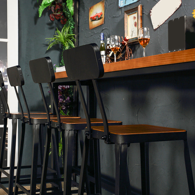 Industrial Bar Stool and Table Set 1/4/5 Pieces Pub Dining Set Clearhalo 'Bar Furniture' 'furn' 'furn_home_bar_bar_sets' 'Furniture' 'Home Bars & Bar Sets' 'home_bar_bar_sets' 'Kitchen & Dining Furniture' 6561197