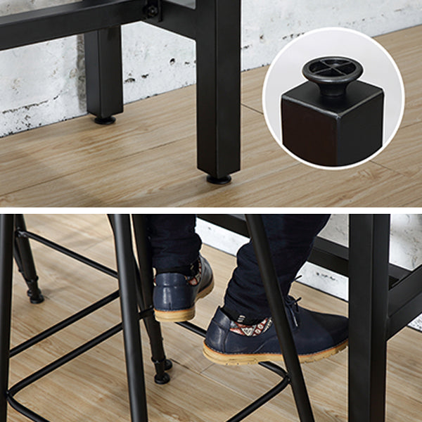Industrial Bar Stool and Table Set 1/4/5 Pieces Pub Dining Set Clearhalo 'Bar Furniture' 'furn' 'furn_home_bar_bar_sets' 'Furniture' 'Home Bars & Bar Sets' 'home_bar_bar_sets' 'Kitchen & Dining Furniture' 6561199