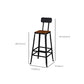 Industrial Bar Stool and Table Set 1/4/5 Pieces Pub Dining Set Clearhalo 'Bar Furniture' 'furn' 'furn_home_bar_bar_sets' 'Furniture' 'Home Bars & Bar Sets' 'home_bar_bar_sets' 'Kitchen & Dining Furniture' 6561203