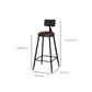 Industrial Bar Stool and Table Set 1/4/5 Pieces Pub Dining Set Clearhalo 'Bar Furniture' 'furn' 'furn_home_bar_bar_sets' 'Furniture' 'Home Bars & Bar Sets' 'home_bar_bar_sets' 'Kitchen & Dining Furniture' 6561214