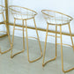 1/3/4 Pieces Pub Dining Set Solid Wood Rectangular Table and Stool Set
