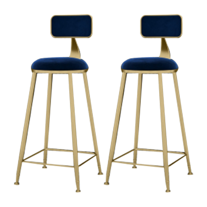 Glam Rectangle Bar Table Set 1/2/4 Pieces Faux Marble Pub Set for Dining Room Blue 30"H Stools (Set of 2) Clearhalo 'Bar Furniture' 'furn' 'furn_home_bar_bar_sets' 'Furniture' 'Home Bars & Bar Sets' 'home_bar_bar_sets' 'Kitchen & Dining Furniture' 6561303
