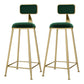 Glam Rectangle Bar Table Set 1/2/4 Pieces Faux Marble Pub Set for Dining Room Green 30"H Stools (Set of 2) Clearhalo 'Bar Furniture' 'furn' 'furn_home_bar_bar_sets' 'Furniture' 'Home Bars & Bar Sets' 'home_bar_bar_sets' 'Kitchen & Dining Furniture' 6561304