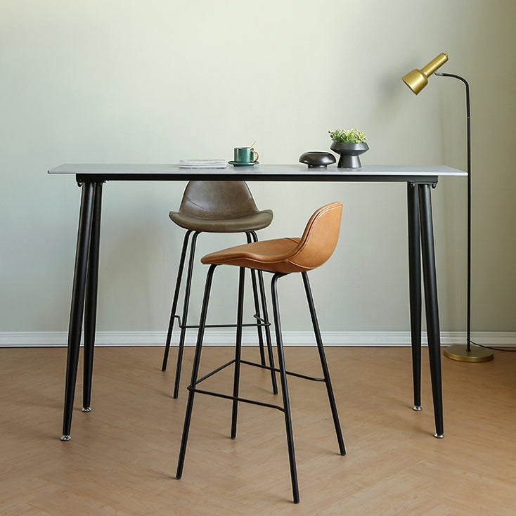 1/2/3/5 Pieces Pub Dining Set Rectangular Table and Stool Set Clearhalo 'Bar Furniture' 'furn' 'furn_home_bar_bar_sets' 'Furniture' 'Home Bars & Bar Sets' 'home_bar_bar_sets' 'Kitchen & Dining Furniture' 6561347
