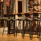 1/6/11 Pieces Bar Stool and Table Set Industrial Pub Dining Set Clearhalo 'Bar Furniture' 'furn' 'furn_home_bar_bar_sets' 'Furniture' 'Home Bars & Bar Sets' 'home_bar_bar_sets' 'Kitchen & Dining Furniture' 6561379