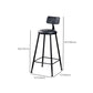 1/6/11 Pieces Bar Stool and Table Set Industrial Pub Dining Set Clearhalo 'Bar Furniture' 'furn' 'furn_home_bar_bar_sets' 'Furniture' 'Home Bars & Bar Sets' 'home_bar_bar_sets' 'Kitchen & Dining Furniture' 6561381