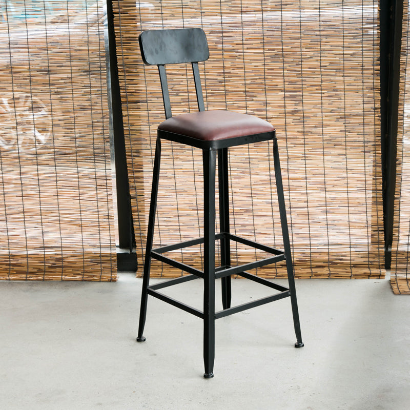 Contemporary Bar Table Set 1/5/7 Pieces Rectangle Solid Wood Counter Table Set Brown 30"H Stool (Single) Clearhalo 'Bar Furniture' 'furn' 'furn_home_bar_bar_sets' 'Furniture' 'Home Bars & Bar Sets' 'home_bar_bar_sets' 'Kitchen & Dining Furniture' 6561390