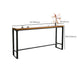 Contemporary Bar Table Set 1/5/7 Pieces Rectangle Solid Wood Counter Table Set Clearhalo 'Bar Furniture' 'furn' 'furn_home_bar_bar_sets' 'Furniture' 'Home Bars & Bar Sets' 'home_bar_bar_sets' 'Kitchen & Dining Furniture' 6561406