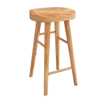 Contemporary Bar Table Set 1/4 Pieces Rectangle Solid Wood Bar Table Set for Indoor Brown 29"H Stool (Single) Clearhalo 'Bar Furniture' 'furn' 'furn_home_bar_bar_sets' 'Furniture' 'Home Bars & Bar Sets' 'home_bar_bar_sets' 'Kitchen & Dining Furniture' 6561463