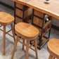 Contemporary Bar Table Set 1/4 Pieces Rectangle Solid Wood Bar Table Set for Indoor Clearhalo 'Bar Furniture' 'furn' 'furn_home_bar_bar_sets' 'Furniture' 'Home Bars & Bar Sets' 'home_bar_bar_sets' 'Kitchen & Dining Furniture' 6561468