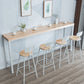 Contemporary Bar Table Set 1/4/6 Pieces Rectangle Solid Wood Bistro Set Clearhalo 'Bar Furniture' 'furn' 'furn_home_bar_bar_sets' 'Furniture' 'Home Bars & Bar Sets' 'home_bar_bar_sets' 'Kitchen & Dining Furniture' 6561482