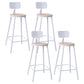 Contemporary Bar Table Set 1/4/6 Pieces Rectangle Solid Wood Bistro Set Wood 30"H Stools (Set of 4) Clearhalo 'Bar Furniture' 'furn' 'furn_home_bar_bar_sets' 'Furniture' 'Home Bars & Bar Sets' 'home_bar_bar_sets' 'Kitchen & Dining Furniture' 6561484
