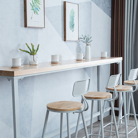 Set da tavolo da bar contemporaneo 1/4/6 pezzi set di bistrot in legno massiccio