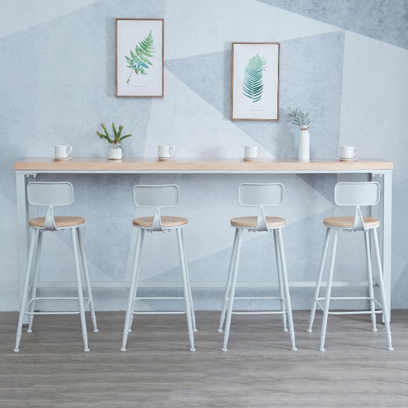 Contemporary Bar Table Set 1/4/6 Pieces Rectangle Solid Wood Bistro Set Clearhalo 'Bar Furniture' 'furn' 'furn_home_bar_bar_sets' 'Furniture' 'Home Bars & Bar Sets' 'home_bar_bar_sets' 'Kitchen & Dining Furniture' 6561496