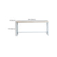 Contemporary Bar Table Set 1/4/6 Pieces Rectangle Solid Wood Bistro Set Clearhalo 'Bar Furniture' 'furn' 'furn_home_bar_bar_sets' 'Furniture' 'Home Bars & Bar Sets' 'home_bar_bar_sets' 'Kitchen & Dining Furniture' 6561499