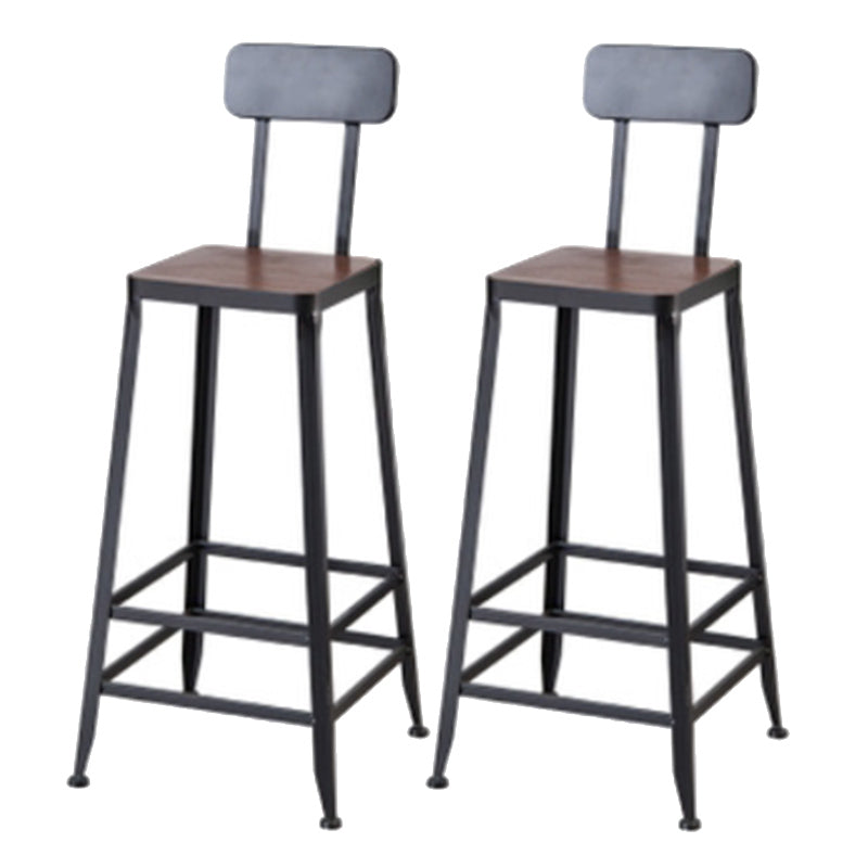 Industrial Style Pub Set 1/5/9 Pieces Solid Wood Pub Dining Set for Indoor Wood 30"H Stools (Set of 2) Clearhalo 'Bar Furniture' 'furn' 'furn_home_bar_bar_sets' 'Furniture' 'Home Bars & Bar Sets' 'home_bar_bar_sets' 'Kitchen & Dining Furniture' 6561513