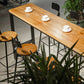 Industrial Style Pub Set 1/5/9 Pieces Solid Wood Pub Dining Set for Indoor Clearhalo 'Bar Furniture' 'furn' 'furn_home_bar_bar_sets' 'Furniture' 'Home Bars & Bar Sets' 'home_bar_bar_sets' 'Kitchen & Dining Furniture' 6561520