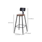 Industrial Style Pub Set 1/5/9 Pieces Solid Wood Pub Dining Set for Indoor Clearhalo 'Bar Furniture' 'furn' 'furn_home_bar_bar_sets' 'Furniture' 'Home Bars & Bar Sets' 'home_bar_bar_sets' 'Kitchen & Dining Furniture' 6561532