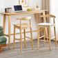 Natural Colour Bar Table Set 1/2/3 Pieces Industrial Rectangle Solid Wood Bar Set Clearhalo 'Bar Furniture' 'furn' 'furn_home_bar_bar_sets' 'Furniture' 'Home Bars & Bar Sets' 'home_bar_bar_sets' 'Kitchen & Dining Furniture' 6561560