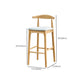 Natural Colour Bar Table Set 1/2/3 Pieces Industrial Rectangle Solid Wood Bar Set Clearhalo 'Bar Furniture' 'furn' 'furn_home_bar_bar_sets' 'Furniture' 'Home Bars & Bar Sets' 'home_bar_bar_sets' 'Kitchen & Dining Furniture' 6561564