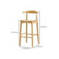 Natural Colour Bar Table Set 1/2/3 Pieces Industrial Rectangle Solid Wood Bar Set Clearhalo 'Bar Furniture' 'furn' 'furn_home_bar_bar_sets' 'Furniture' 'Home Bars & Bar Sets' 'home_bar_bar_sets' 'Kitchen & Dining Furniture' 6561565