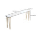Glam Bar Table Set 1/5/9 Pieces Rectangle Solid Wood Pub Table with Upholstered Stool Clearhalo 'Bar Furniture' 'furn' 'furn_home_bar_bar_sets' 'Furniture' 'Home Bars & Bar Sets' 'home_bar_bar_sets' 'Kitchen & Dining Furniture' 6561601
