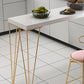 Juego de mesa de bar de madera maciza, juego de mesa de pub Glam rectangular de 1/3/5 piezas