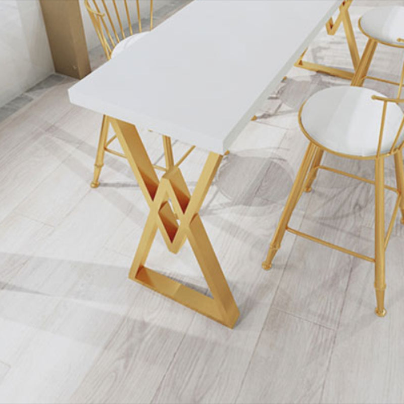 Juego de mesa de Bar rectangular Glam, juego de Pub de madera maciza de 1/3 piezas para comedor
