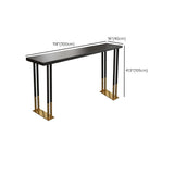 Glam Rectangle Bar Table Set 1/2/3/5 Pieces Solid Wood Pub Set for Indoor