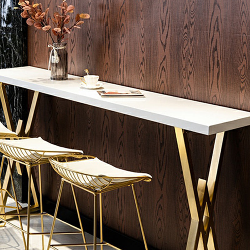 Glam Style Bar Set 1/2/4 Pieces Solid Wood Rectangle Counter Set Clearhalo 'Bar Furniture' 'furn' 'furn_home_bar_bar_sets' 'Furniture' 'Home Bars & Bar Sets' 'home_bar_bar_sets' 'Kitchen & Dining Furniture' 6561749