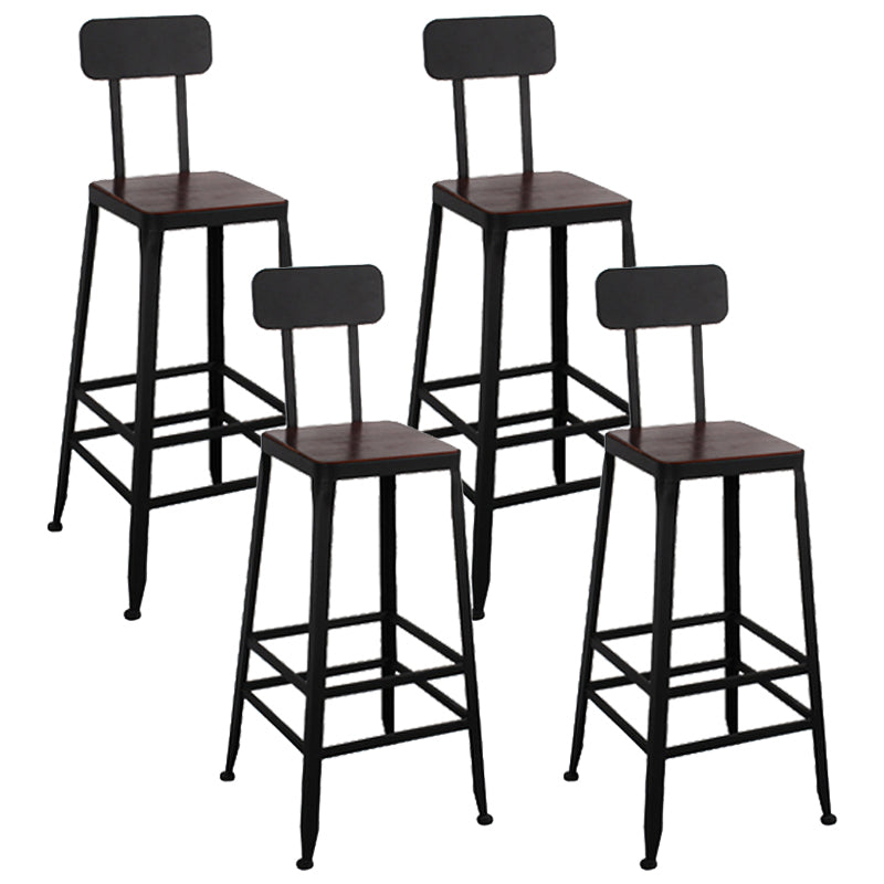 Juego de barra de estilo industrial, juego de comedor de pub rectangular de madera maciza de 1/4/5/9 piezas