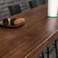 Juego de barra de estilo industrial, juego de comedor de pub rectangular de madera maciza de 1/4/5/9 piezas
