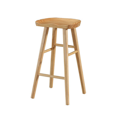 Modern Rectangle Pub Table Set 1/2/3 Pieces Solid Wood Counter Table for Indoor Wood 29"H Stool (Single) Clearhalo 'Bar Furniture' 'furn' 'furn_home_bar_bar_sets' 'Furniture' 'Home Bars & Bar Sets' 'home_bar_bar_sets' 'Kitchen & Dining Furniture' 6561801