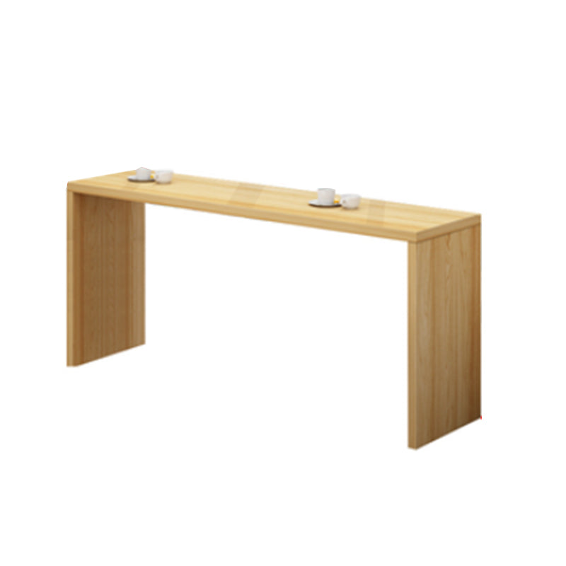Modern Rectangle Pub Table Set 1/2/3 Pieces Solid Wood Counter Table for Indoor Clearhalo 'Bar Furniture' 'furn' 'furn_home_bar_bar_sets' 'Furniture' 'Home Bars & Bar Sets' 'home_bar_bar_sets' 'Kitchen & Dining Furniture' 6561804