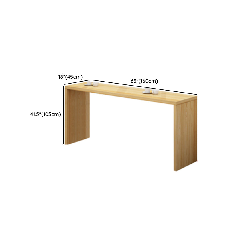 Modern Rectangle Pub Table Set 1/2/3 Pieces Solid Wood Counter Table for Indoor Clearhalo 'Bar Furniture' 'furn' 'furn_home_bar_bar_sets' 'Furniture' 'Home Bars & Bar Sets' 'home_bar_bar_sets' 'Kitchen & Dining Furniture' 6561811