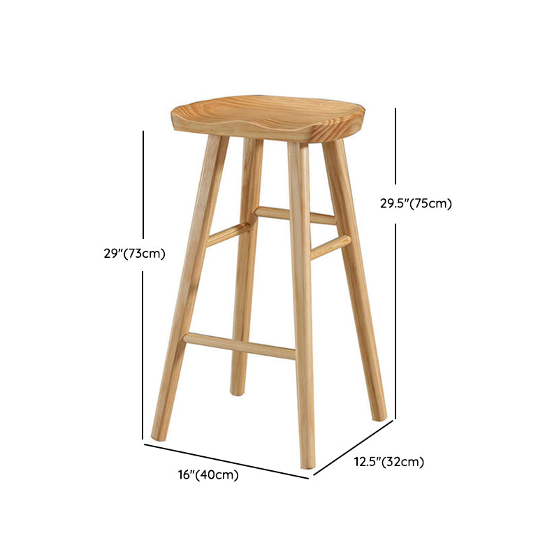 Modern Rectangle Pub Table Set 1/2/3 Pieces Solid Wood Counter Table for Indoor Clearhalo 'Bar Furniture' 'furn' 'furn_home_bar_bar_sets' 'Furniture' 'Home Bars & Bar Sets' 'home_bar_bar_sets' 'Kitchen & Dining Furniture' 6561816