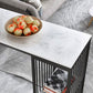 Modern Bar Table Set 1/2/3 Pieces Faux Marble Counter Table with Upholstered Stools Clearhalo 'Bar Furniture' 'furn' 'furn_home_bar_bar_sets' 'Furniture' 'Home Bars & Bar Sets' 'home_bar_bar_sets' 'Kitchen & Dining Furniture' 6561864