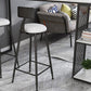 Modern Bar Table Set 1/2/3 Pieces Faux Marble Counter Table with Upholstered Stools Clearhalo 'Bar Furniture' 'furn' 'furn_home_bar_bar_sets' 'Furniture' 'Home Bars & Bar Sets' 'home_bar_bar_sets' 'Kitchen & Dining Furniture' 6561866