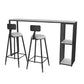 Modern Bar Table Set 1/2/3 Pieces Faux Marble Counter Table with Upholstered Stools Clearhalo 'Bar Furniture' 'furn' 'furn_home_bar_bar_sets' 'Furniture' 'Home Bars & Bar Sets' 'home_bar_bar_sets' 'Kitchen & Dining Furniture' 6561867