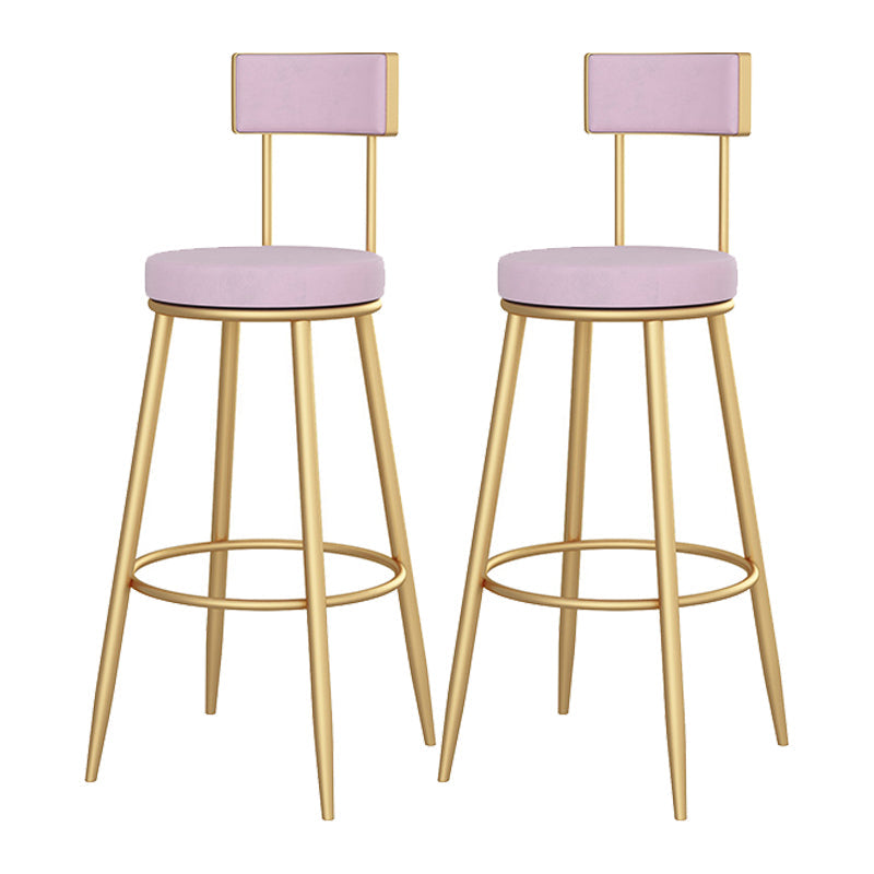 Modern Bar Table Set 1/2/3 Pieces Stone Bar Table and Stool Set Pink 30"H Stools (Set of 2) Clearhalo 'Bar Furniture' 'furn' 'furn_home_bar_bar_sets' 'Furniture' 'Home Bars & Bar Sets' 'home_bar_bar_sets' 'Kitchen & Dining Furniture' 6561881
