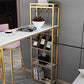 Modern Bar Table Set 1/2/3 Pieces Stone Bar Table and Stool Set Clearhalo 'Bar Furniture' 'furn' 'furn_home_bar_bar_sets' 'Furniture' 'Home Bars & Bar Sets' 'home_bar_bar_sets' 'Kitchen & Dining Furniture' 6561887